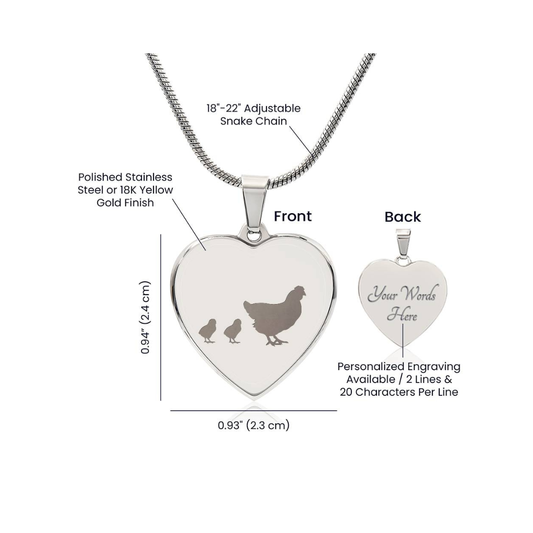 Surprise your loved one by giving them this sweet Engraved Heart Necklace! It's a classic and heartfelt jewelry piece that is sure be treasured.&nbsp;