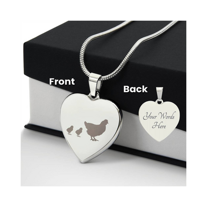 Surprise your loved one by giving them this sweet Engraved Heart Necklace! It's a classic and heartfelt jewelry piece that is sure be treasured.&nbsp;