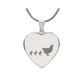 Surprise your loved one by giving them this sweet Engraved Heart Necklace! It's a classic and heartfelt jewelry piece that is sure be treasured.&nbsp;