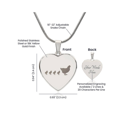 Surprise your loved one by giving them this sweet Engraved Heart Necklace! It's a classic and heartfelt jewelry piece that is sure be treasured.&nbsp;
