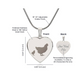 Surprise your loved one by giving them this sweet Engraved Heart Necklace! It's a classic and heartfelt jewelry piece that is sure be treasured.&nbsp;