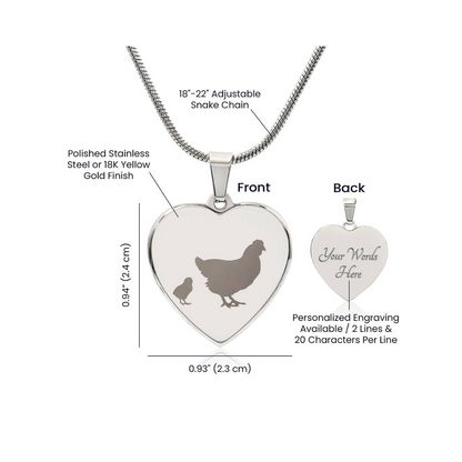 Surprise your loved one by giving them this sweet Engraved Heart Necklace! It's a classic and heartfelt jewelry piece that is sure be treasured.&nbsp;