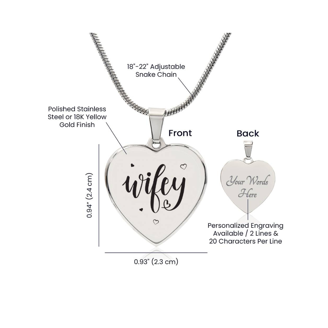 Surprise your loved one by giving them this sweet Engraved Heart Necklace! It's a classic and heartfelt jewelry piece that is sure be treasured.