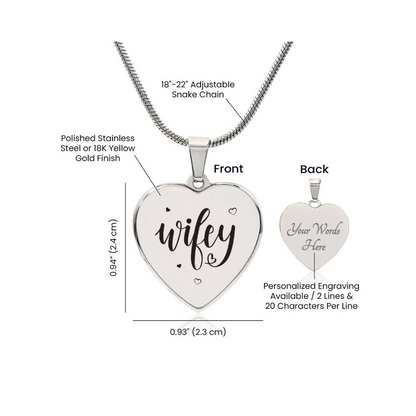 Surprise your loved one by giving them this sweet Engraved Heart Necklace! It's a classic and heartfelt jewelry piece that is sure be treasured.