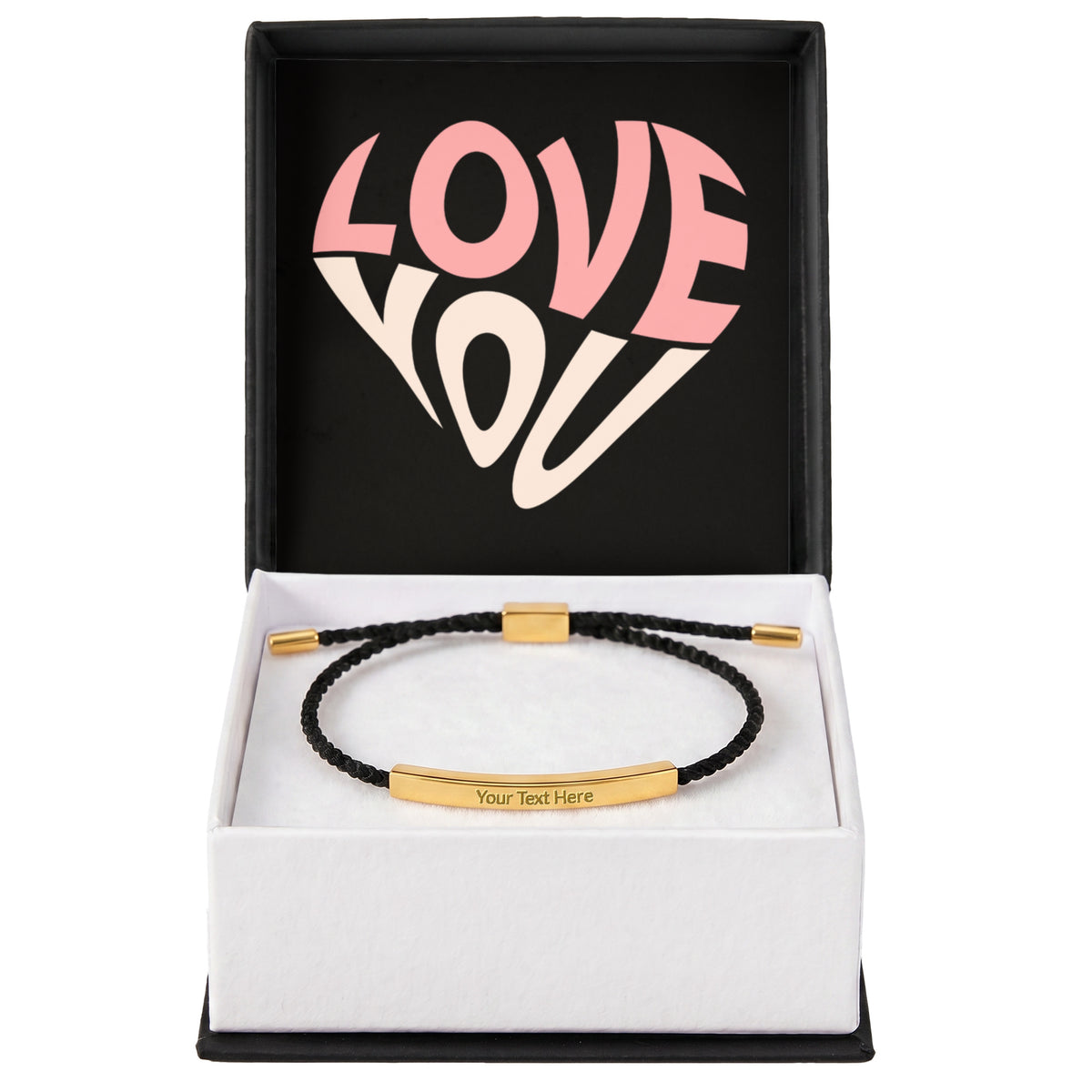 Celebrate life’s most meaningful moments with a piece that is as unique as the person wearing it. Whether it's a message for a loved one or a bold statement of your own, this bracelet turns sentiment into a wearable work of art.