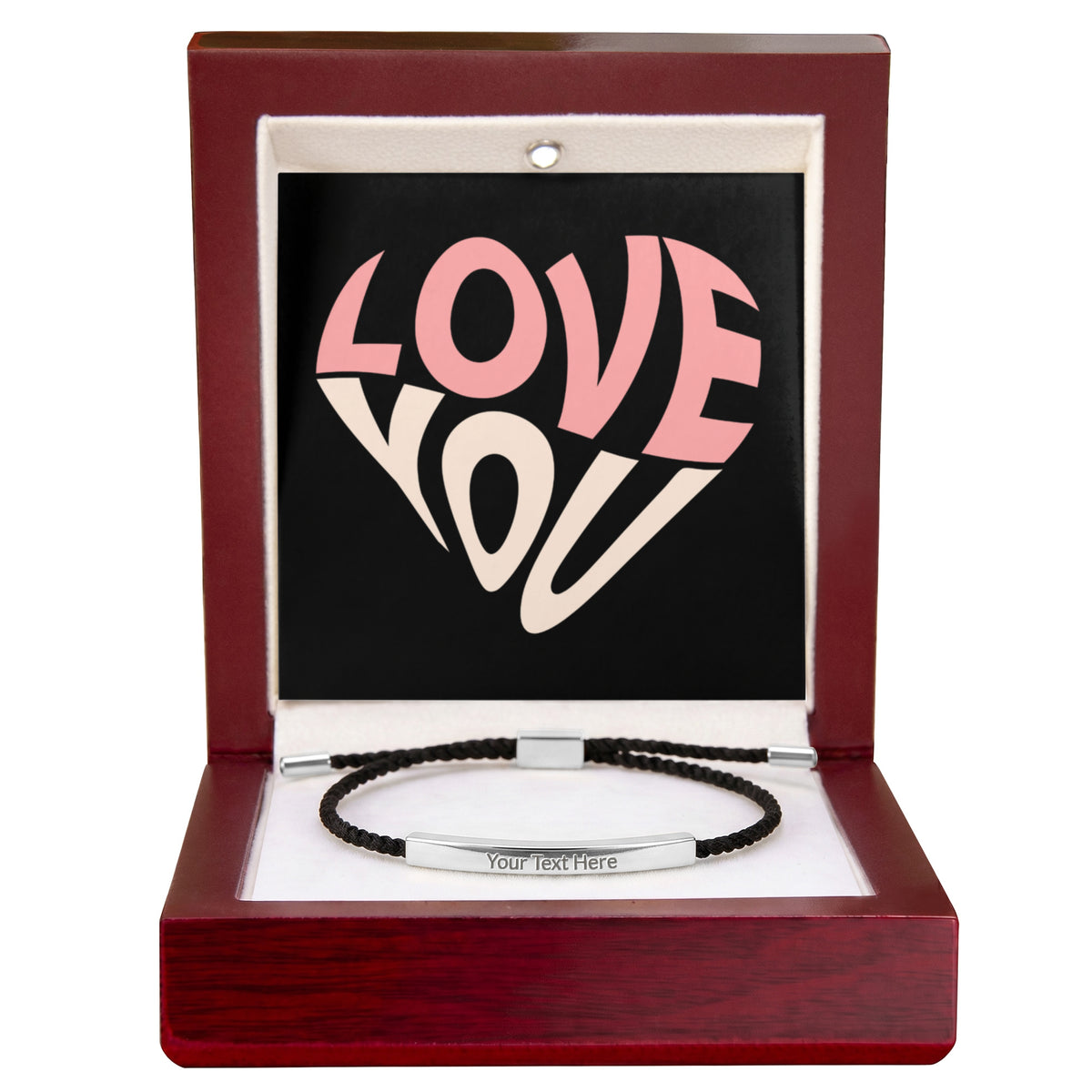 Celebrate life’s most meaningful moments with a piece that is as unique as the person wearing it. Whether it's a message for a loved one or a bold statement of your own, this bracelet turns sentiment into a wearable work of art.