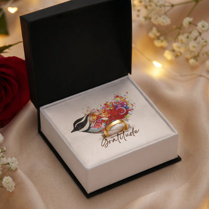 Make it meaningful. Surprise her with a custom engraved ring she'll treasure forever!
The Engraved Women's Ring lets you add a heartfelt personal touch with a custom message engraved right onto the band — up to 25 characters of anything meaningful. 