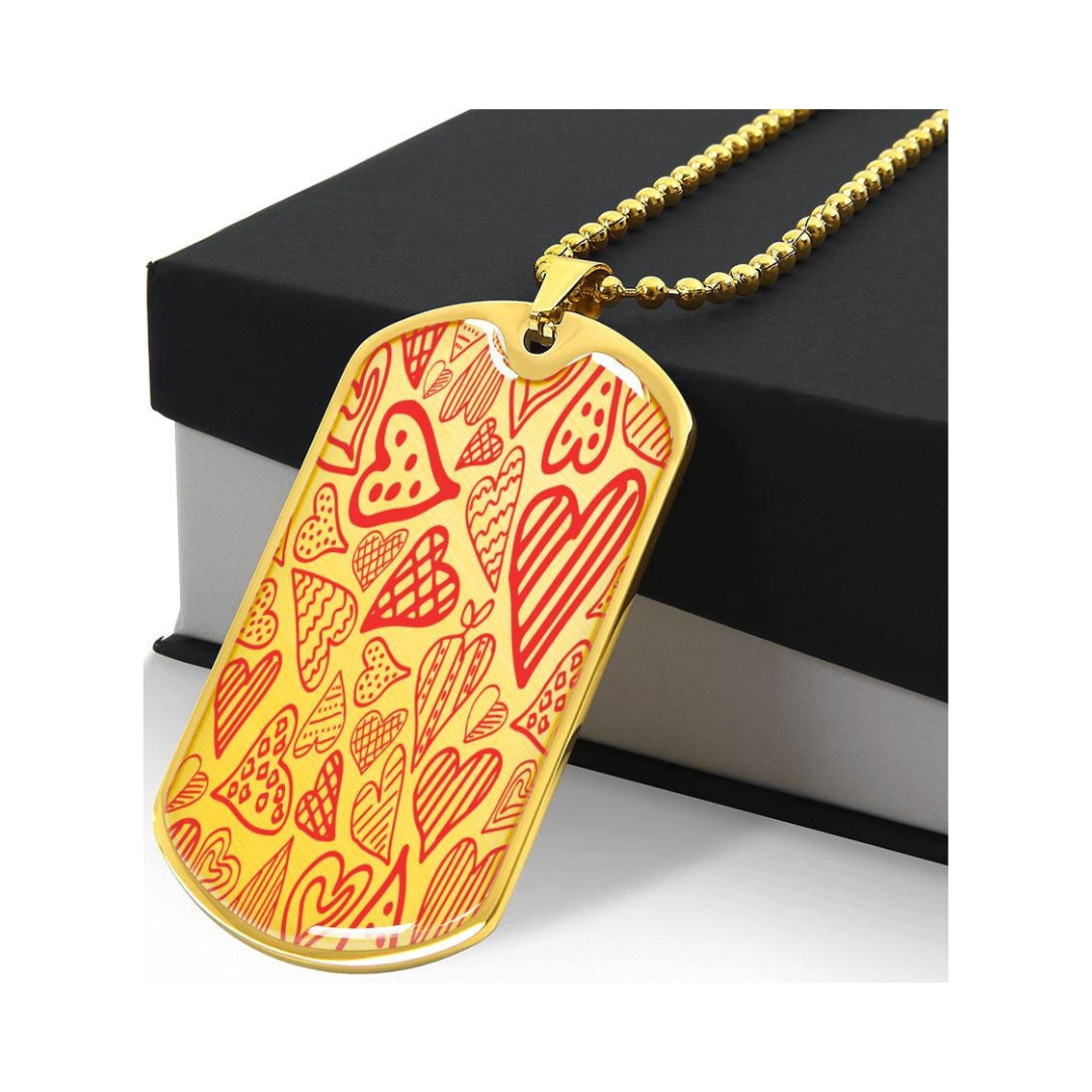 Graphic Dog Tag Pendant + Necklace - Bull, Personalized Military Dog tag, Men Engraved Necklace, Personalized jewelry gift for him