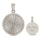 Graphic Circle Pendant + Necklace - Abstract Mandala