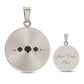 Graphic Circle Pendant + Necklace - Clam Shells
