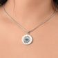 Graphic Circle Pendant + Necklace - Ornament