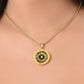 Graphic Circle Pendant + Necklace - Zodiac