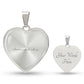 Graphic Heart Pendant + Necklace - Clean and Chic