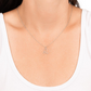 Leo Zodiac Name Necklace. Handcrafted with care, this piece is made from durable stainless steel and optionally dipped in 18k yellow gold and features her unique astrological sign.