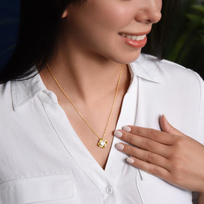 Imagine her reaction receiving this beautiful Love Knot Necklace. Representing an unbreakable bond between two souls, this piece features a beautiful pendant embellished with premium cubic zirconia crystals. Surprise your loved one with this gorgeous gift today!