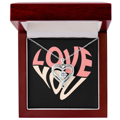 Give her a gift she'll wear every single day. Whether it's for a special occasion or just because — this necklace says everything you feel, beautifully.
The Love You Always Necklace is a stunning tribute to lasting love.