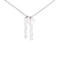 Personalized 2 Vertical Name Necklace