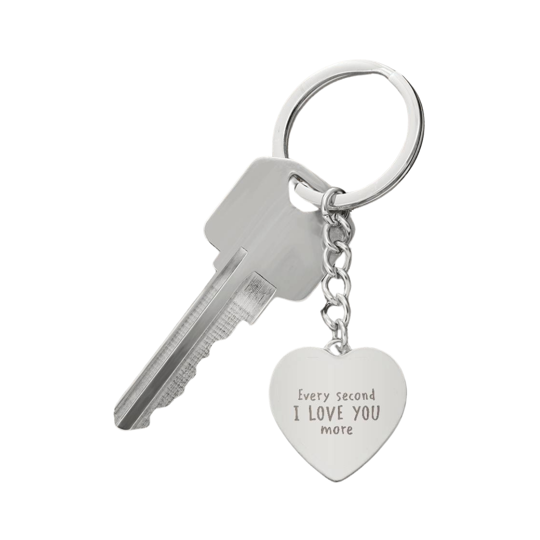 Photo Heart Keychain, Custom Photo Heart Keychain, Personalized Picture Heart Keychain, Engraved Photo Heart Pendant, Custom Gift for Her, Valentine Gift