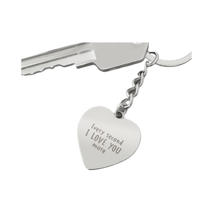 Photo Heart Keychain, Custom Photo Heart Keychain, Personalized Picture Heart Keychain, Engraved Photo Heart Pendant, Custom Gift for Her, Valentine Gift