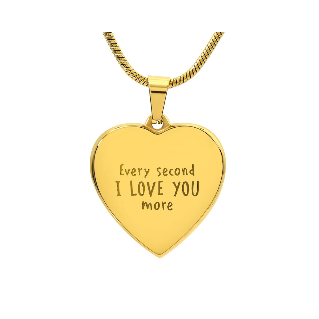 Surprise your loved one by giving them this sweet Engraved Heart Necklace! It's a classic and heartfelt jewelry piece that is sure be treasured.