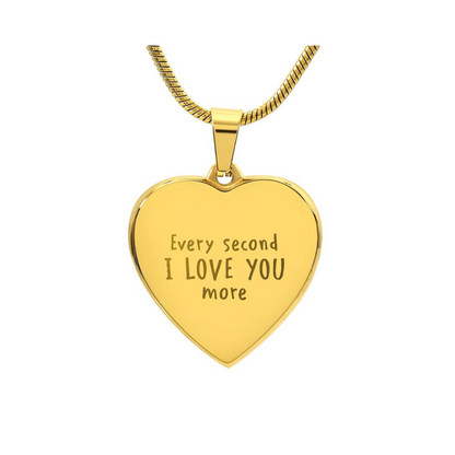 Surprise your loved one by giving them this sweet Engraved Heart Necklace! It's a classic and heartfelt jewelry piece that is sure be treasured.