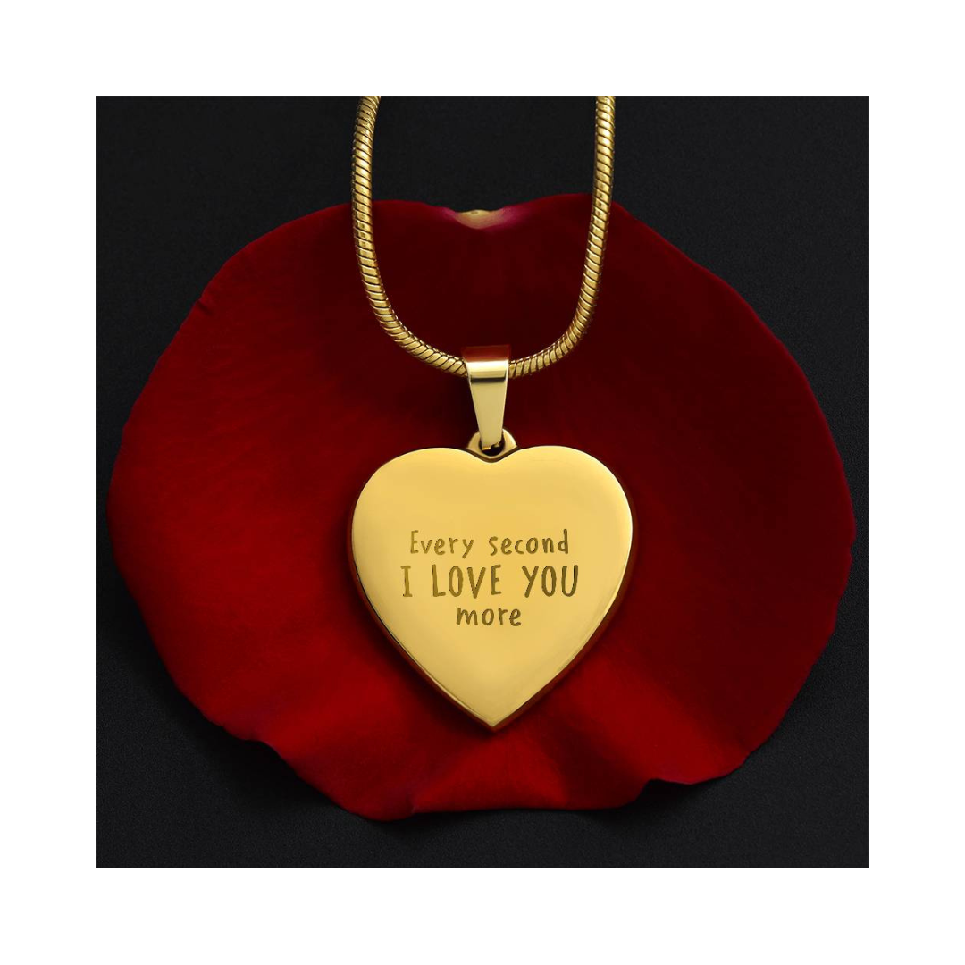 Surprise your loved one by giving them this sweet Engraved Heart Necklace! It's a classic and heartfelt jewelry piece that is sure be treasured.
