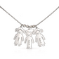 Personalized Kid Charm Necklace, Engraved Handmade Jewelry, Custom Keepsake Necklace, Boy or Girl Name Pendant, Gift for mom, Gift for her