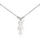 Personalized Kid Charm Necklace, Engraved Handmade Jewelry, Custom Keepsake Necklace, Boy or Girl Name Pendant, Gift for mom, Gift for her