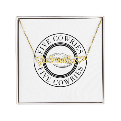 Name Necklace With Heart, Personalized Name Pendant, Love Name Necklace, Custom Name Jewelry, Mothers Day Gift, Valentine Gift for Her