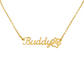 Name Necklace With Paw, Personalized Dog Name Necklace, Pet Name Jewelry, Custom Name Pendant, Keepsake Necklace, Pet Memorial Gift for her