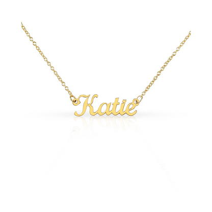 Name Necklace, Personalized Name Jewelry, Custom Name Pendant, Keepsake Necklace, Mothers Day Gift, Valentine Gift for Her, Birthday Gift