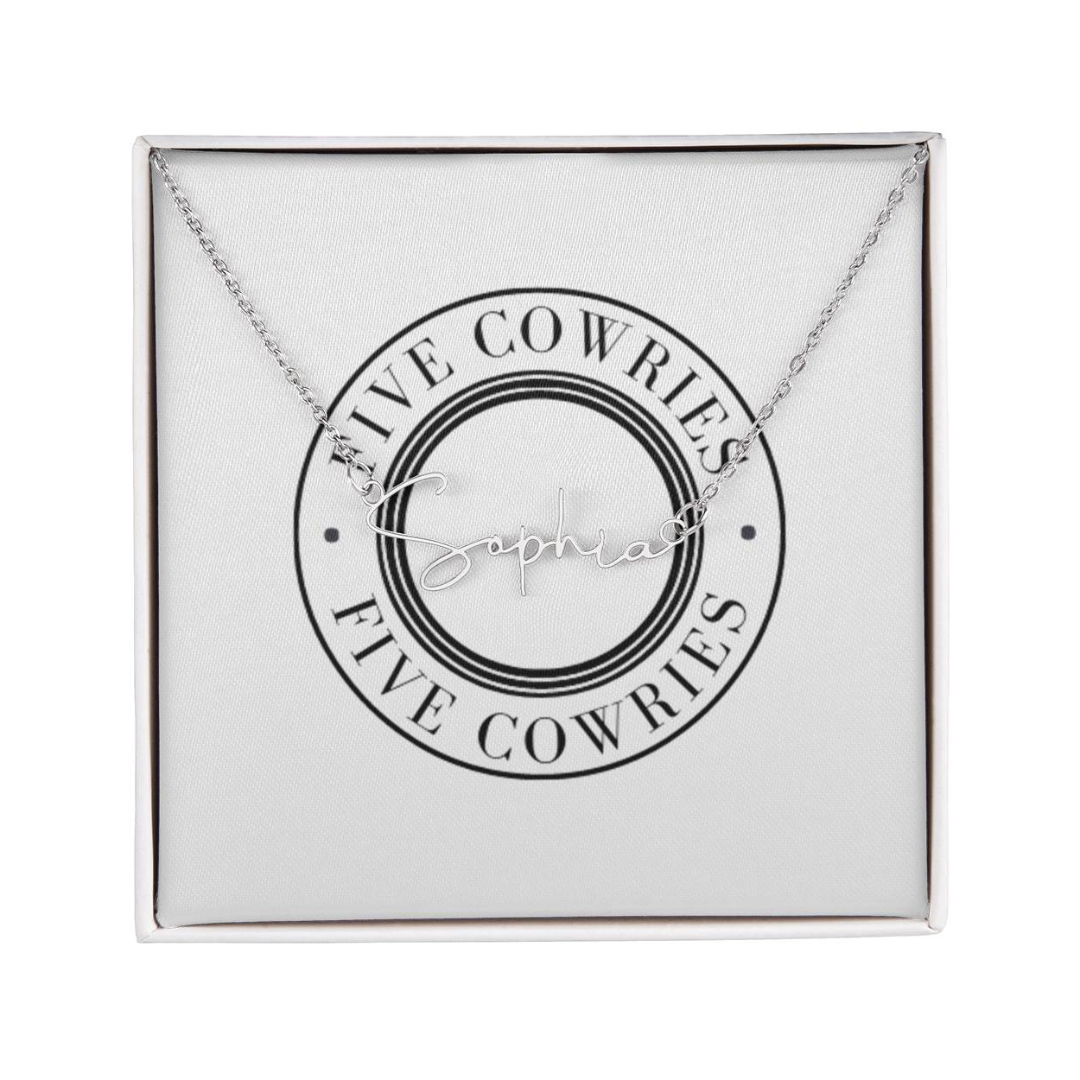 Signature Style Name Necklace, Personalized Name Jewelry, Custom Name Pendant, Mothers Day Gift, Valentine Gift for Her, Birthday Gift