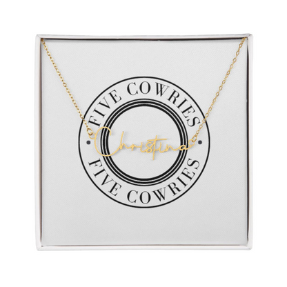 Signature Style Name Necklace, Personalized Name Jewelry, Custom Name Pendant, Mothers Day Gift, Valentine Gift for Her, Birthday Gift