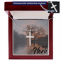 Wear your faith proudly with this Personalized Cross Necklace. Perfect for special occasions or everyday wear, our Personalized Cross Necklace is a wonderful gift idea for you or your loved one.