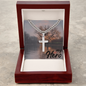Personalized Artisan Cross Pendant With Cuban Link Chain