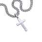 Personalized Artisan Cross Pendant With Cuban Link Chain