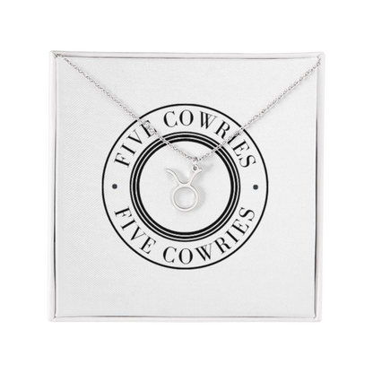 Taurus Zodiac Name Necklace. Handcrafted with care, this piece is made from durable stainless steel and optionally dipped in 18k yellow gold and features her unique astrological sign.