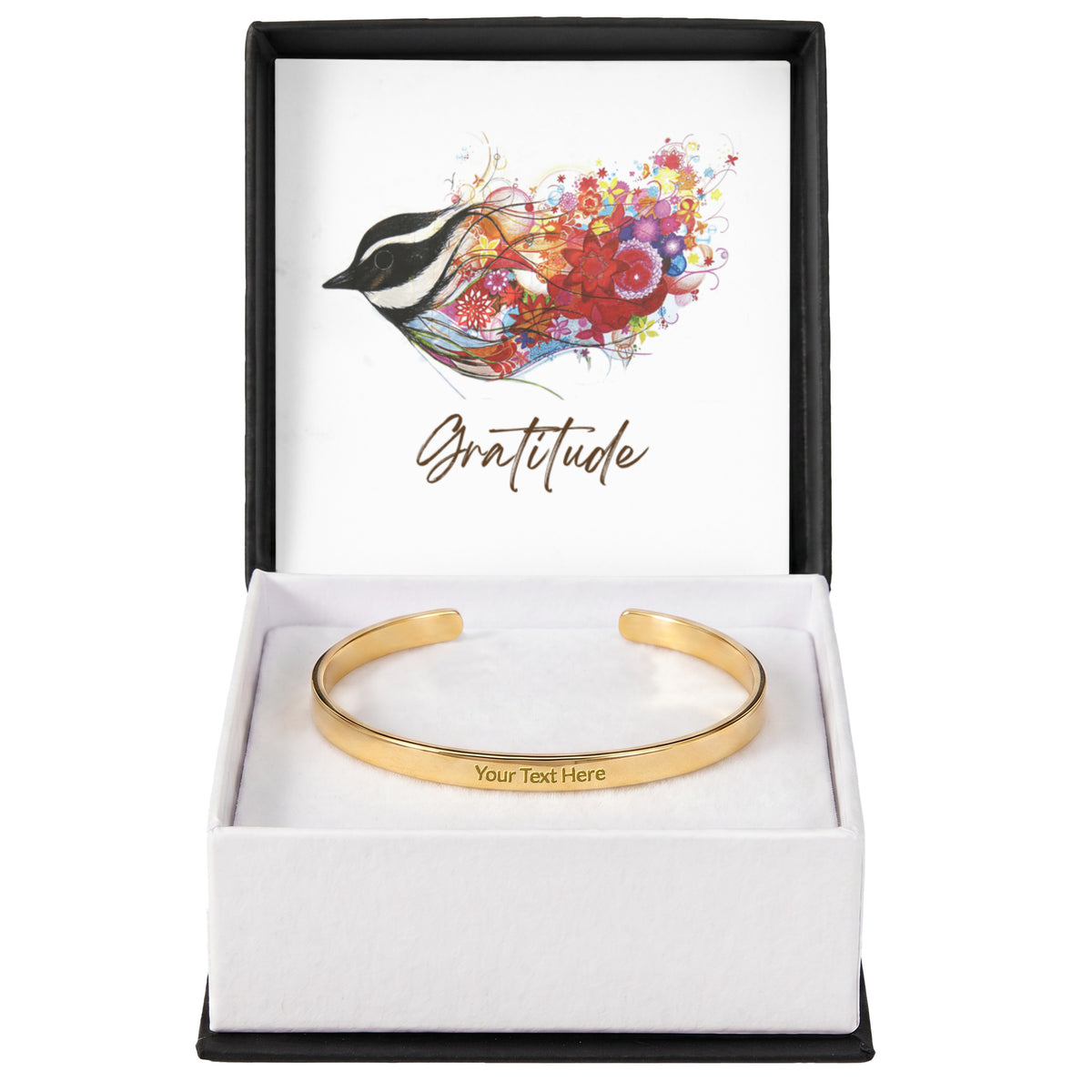 Sleek, modern, and effortlessly sophisticated. The Custom Engraved Cuff Bracelet is a timeless way to keep your most cherished memories, names, or meaningful dates close at hand.