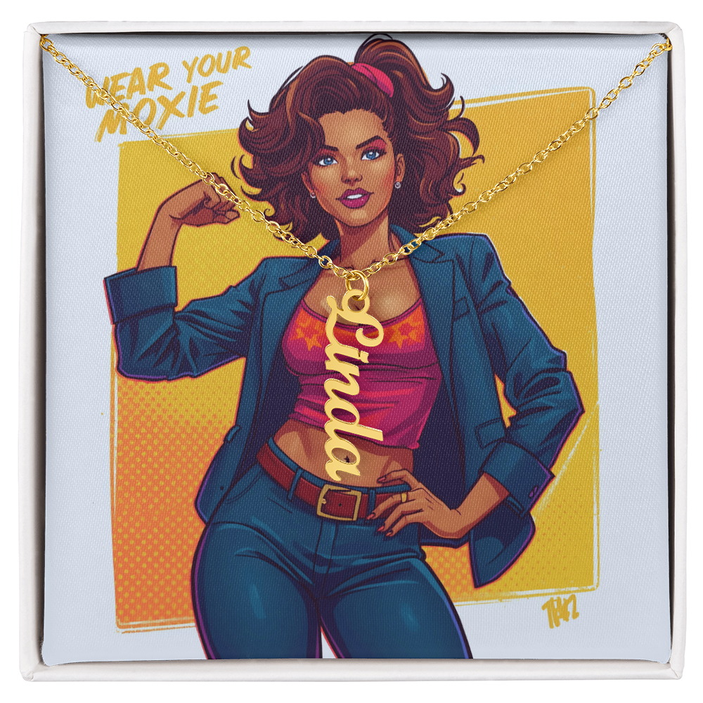 Give your special someone a custom vertical necklace made just for them! Our Personalized Vertical Name Necklace is the perfect gift for your loved ones and will become a versatile accessory for any occasion. From a heart-warming holiday present, anniversary or birthday gift, or just because, this unique necklace adds a trendy touch to any outfit.