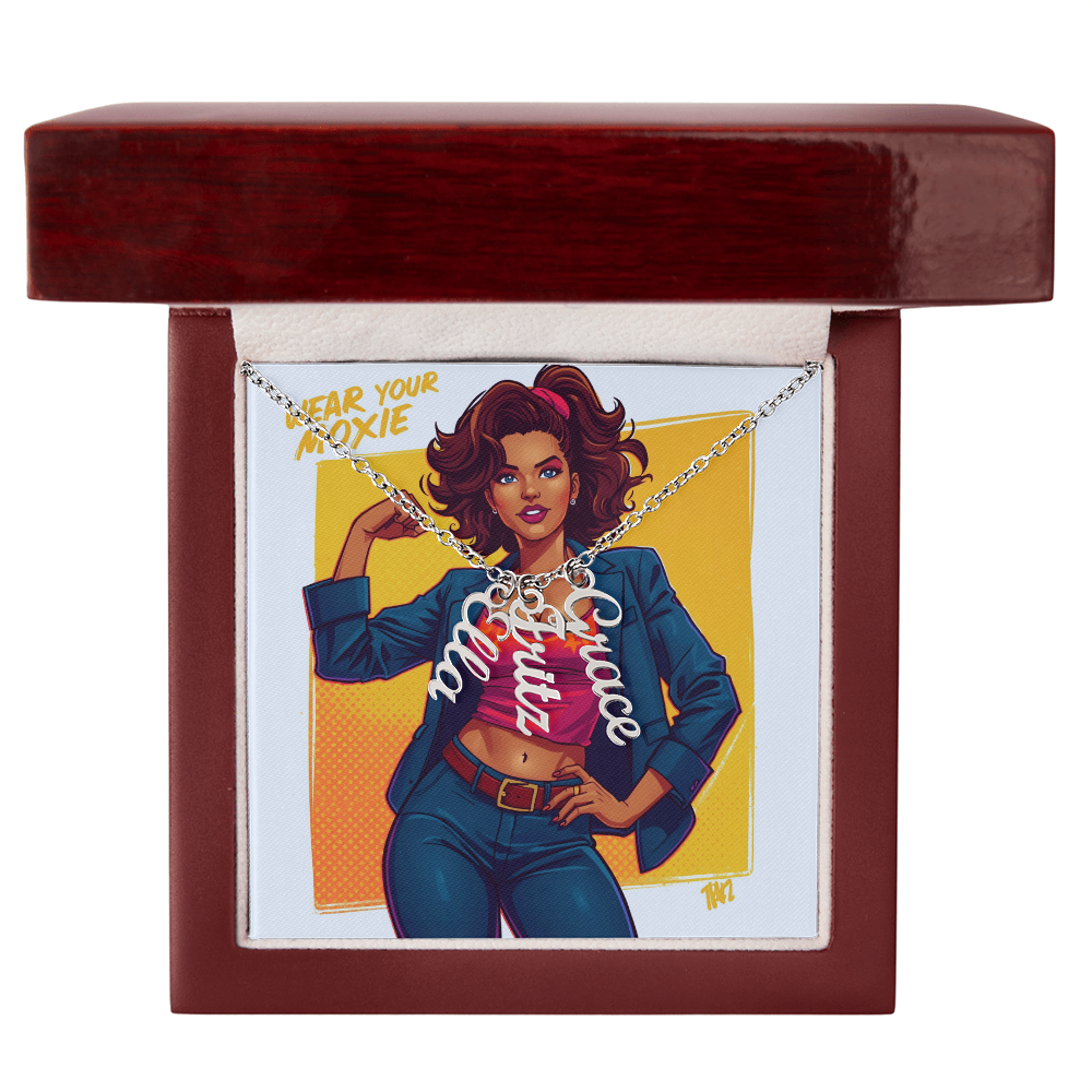 Give your special someone a custom vertical necklace made just for them! Our Personalized Vertical Name Necklace is the perfect gift for your loved ones and will become a versatile accessory for any occasion. From a heart-warming holiday present, anniversary or birthday gift, or just because, this unique necklace adds a trendy touch to any outfit.