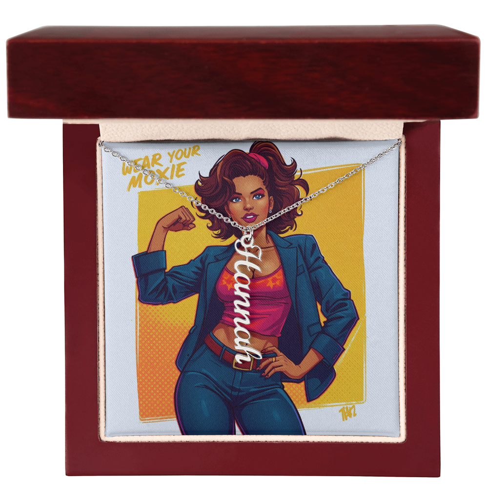 Give your special someone a custom vertical necklace made just for them! Our Personalized Vertical Name Necklace is the perfect gift for your loved ones and will become a versatile accessory for any occasion. From a heart-warming holiday present, anniversary or birthday gift, or just because, this unique necklace adds a trendy touch to any outfit.