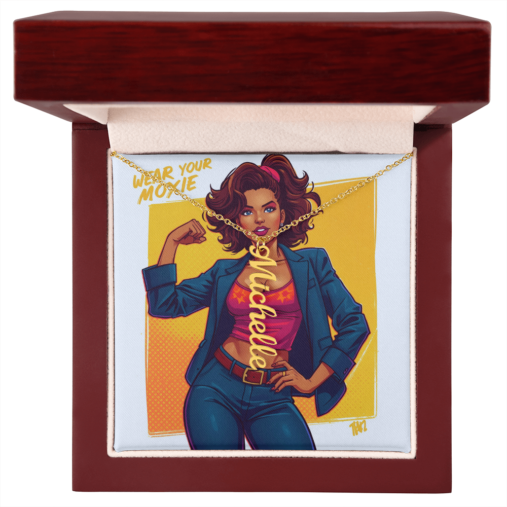 Give your special someone a custom vertical necklace made just for them! Our Personalized Vertical Name Necklace is the perfect gift for your loved ones and will become a versatile accessory for any occasion. From a heart-warming holiday present, anniversary or birthday gift, or just because, this unique necklace adds a trendy touch to any outfit.