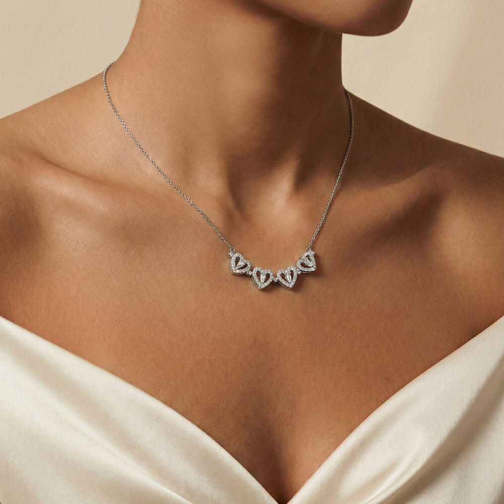 Magnetic Hearts Necklace