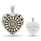 Graphic Heart Pendant + Necklace - Graphic Expression