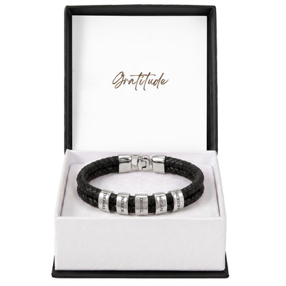 Mens Personalized Name Bracelet