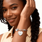 Custom Engraved Luxury Heart Bangle