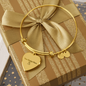 Custom Engraved Luxury Heart Bangle