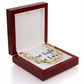 CZ Paperclip Chain Necklace / Forever Linked Necklace / Embellished Chain