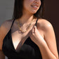 CZ Paperclip Chain Necklace / Forever Linked Necklace / Embellished Chain