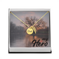 Dad Memorial Coin Necklace  with Angel Wing Charm (Remembrance Necklace)